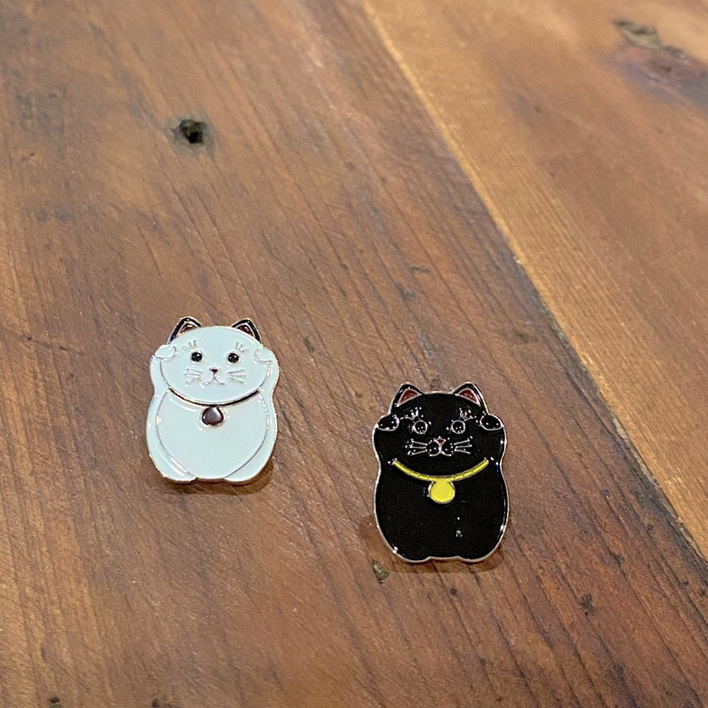 3 for $16•Chonky KittyCat enamel pin set